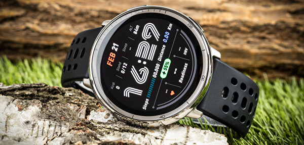 Active 2 (Round) Black Sport Silicone