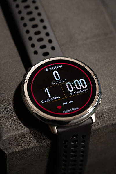 Active 2 (Round) Black Sport Silicone