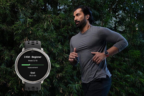 Active 2 (Round) Black Sport Silicone
