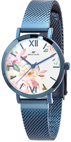 Dámské květinové hodinky 008-9MB-PT610119E