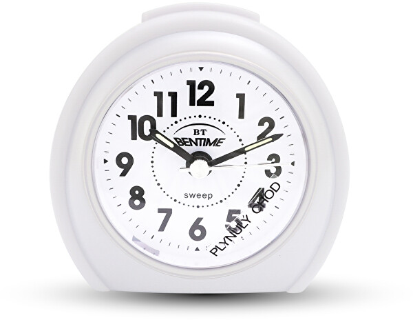 Ceas cu alarmă cu funcționare lină NB49-BB08504WS-O
