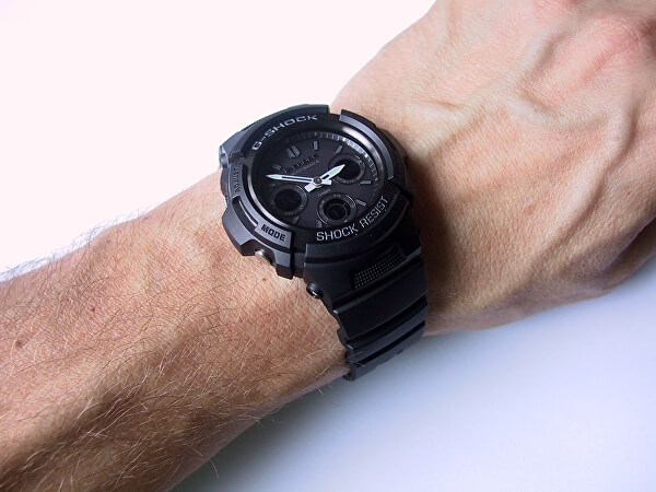 The G/G-SHOCK AWG-M100B-1A