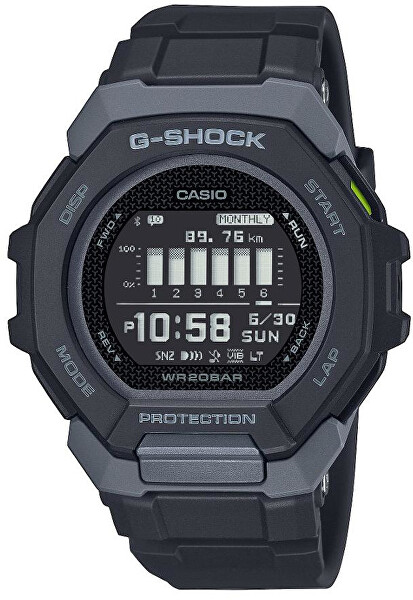 G-Shock G-SQUAD Bluetooth Step-tracker GBD-300-1ER (000)