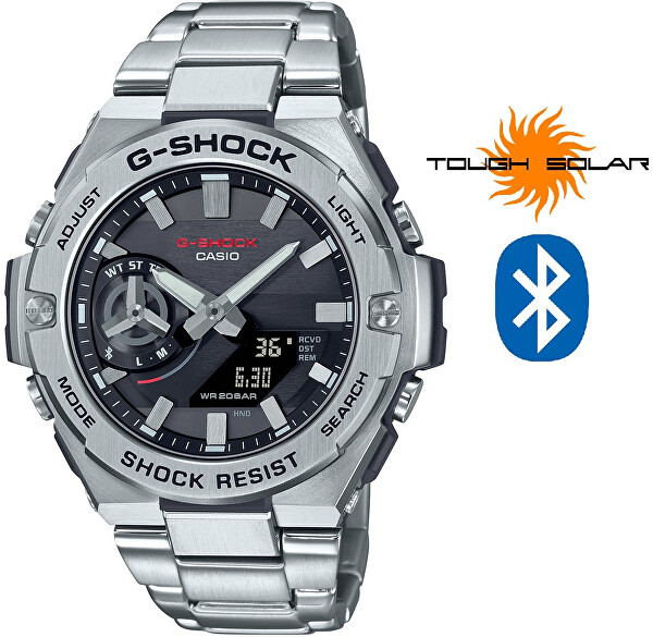 SLEVA - G-Shock G-Steel Bluetooth Solar GST-B500D-1AER (659) - SLEVA