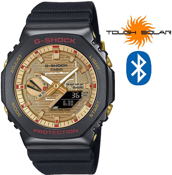 G-SHOCK G-Steel Solar Bluetooth GBM-2100RH-1AER (663)