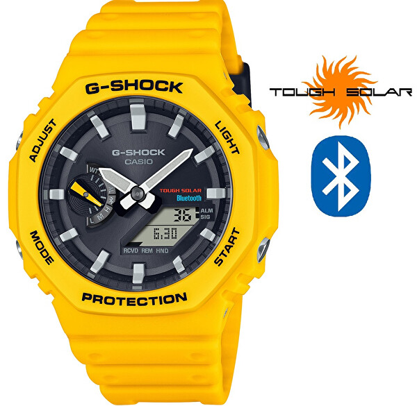 G-Shock Original Carbon Core Guard Bluetooth Solar GA-B2100C-9AER (000)