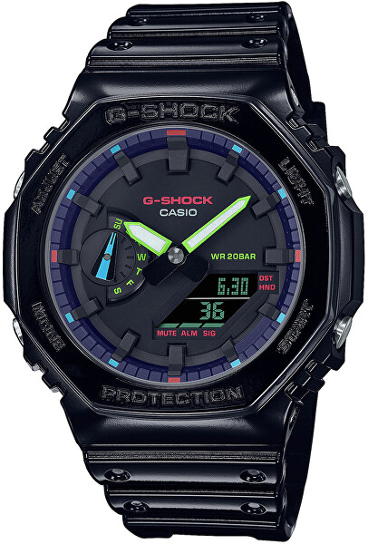 G-Shock Original Carbon Core Guard GA-2100RGB-1AER (619)