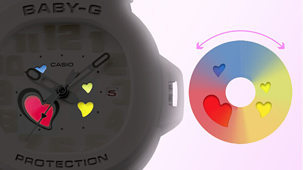 Baby-G Playful Hearts Series BGA-10-7AER (006)