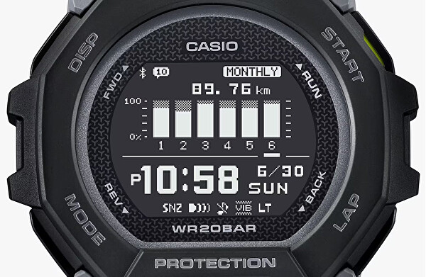 G-Shock G-SQUAD Bluetooth Step-tracker GBD-300-1ER (000)