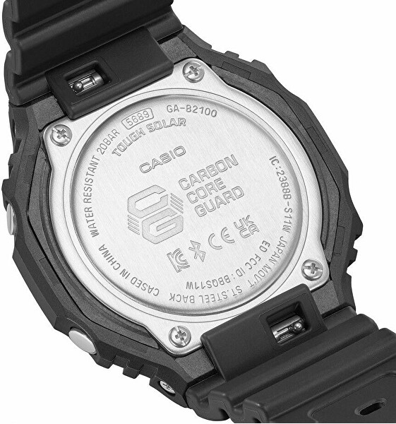 G-Shock Original Carbon Core Guard Bluetooth Solar GA-B2100-1A1ER (666)