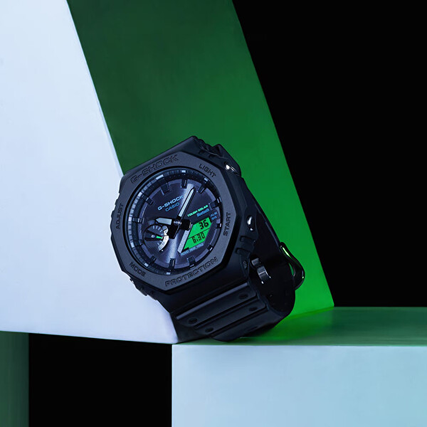 G-Shock Original Carbon Core Guard Bluetooth Solar GA-B2100BEG-1AER (666)
