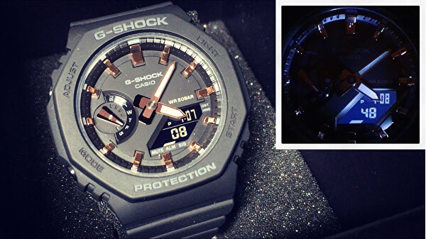 G-Shock Original szén Core Guard GMA-S2100-1AER (619)