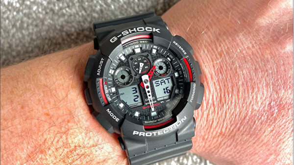The G/G-SHOCK GA-100-1A4ER (411)