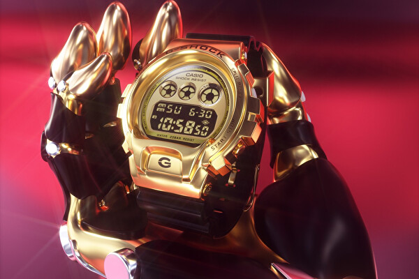 The G/G-SHOCK Gold Series 25th Anniversary Metal Covered GM-6900G-9ER (082)