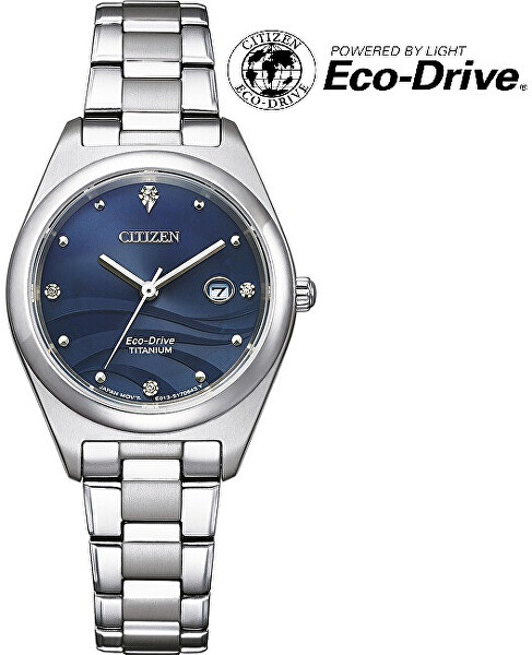 Eco-Drive Super-Titanium EW2600-83L