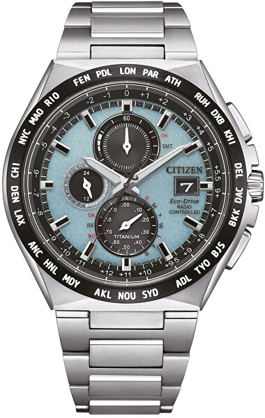 Super Titanium Radio Controlled Eco-Drive AT8238-84M