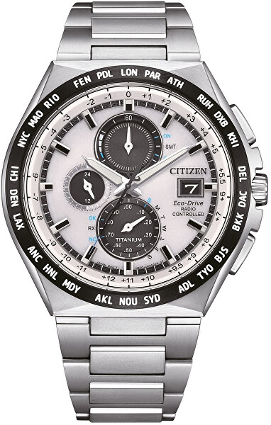 Super Titanium Radio Controlled Eco-Drive AT8238-84A