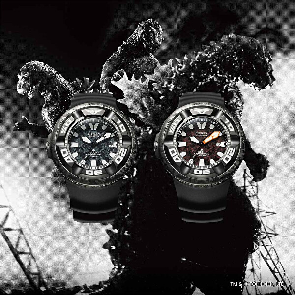 Eco-Drive Godzilla-Promaster Professional Diver BJ8056-01E