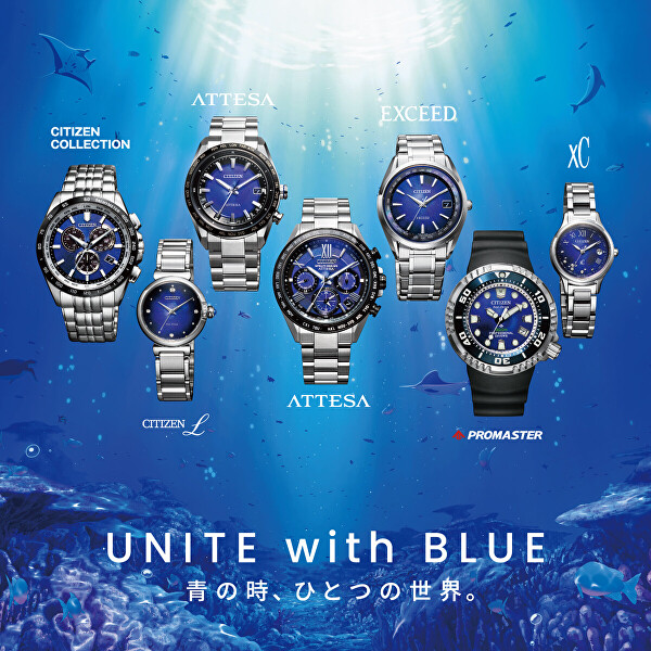 Eco-Drive Radio Controlled Unite With Blue Limited Edition CB5874-81L
