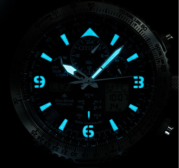 Promaster Sky Eco-Drive Radio Controlled Titanium JY8100-80L