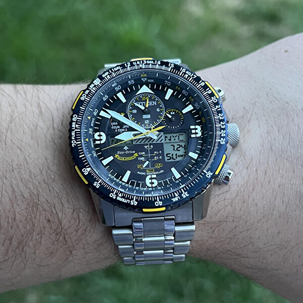 Promaster Skyhawk A-T Blue Angels Eco-Drive Radio Controlled JY8078-52L