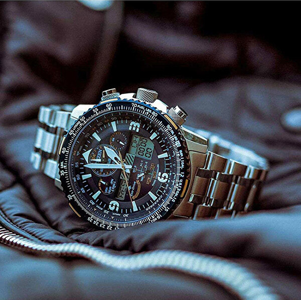 Promaster Skyhawk A-T Blue Angels Eco-Drive Radio Controlled JY8078-52L