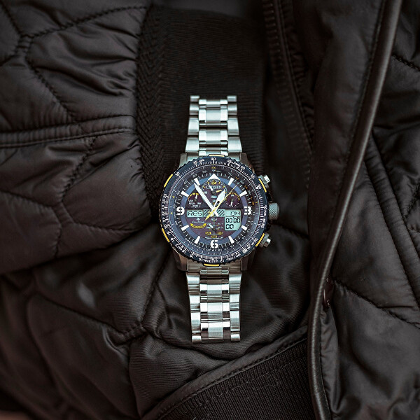 Promaster Skyhawk A-T Blue Angels Eco-Drive Radio Controlled JY8078-52L