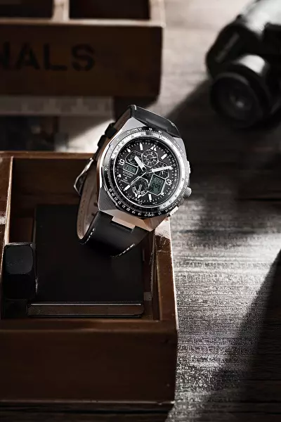 Promaster Skyhawk Eco-Drive Radio-Controlled A-T JY8149-05E