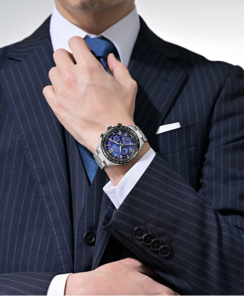 Satellite Wave Attesa Eco-Drive CC4075-50L Unite With Blue Limited Edition 2400pcs