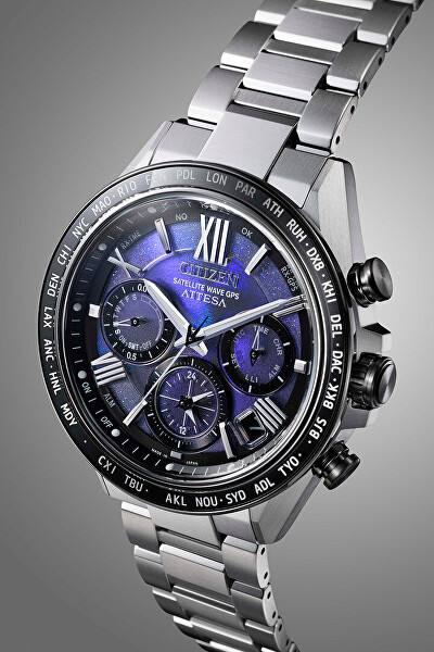 Satellite Wave Attesa Eco-Drive CC4075-50L Unite With Blue Limited Edition 2400pcs