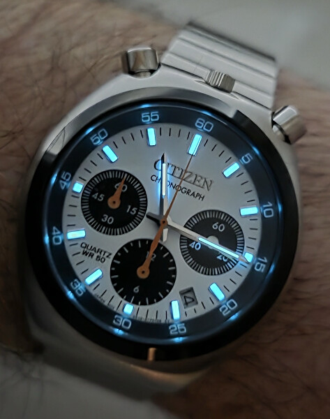 Sports Bullhead Challenge Timer Tsuno Quartz Chronograph AN3660-81A