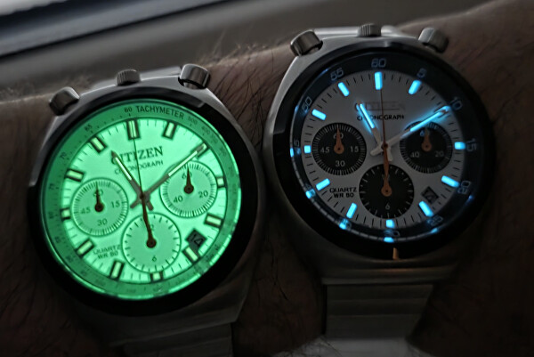 Sports Bullhead Challenge Timer Tsuno Quartz Chronograph AN3660-81A