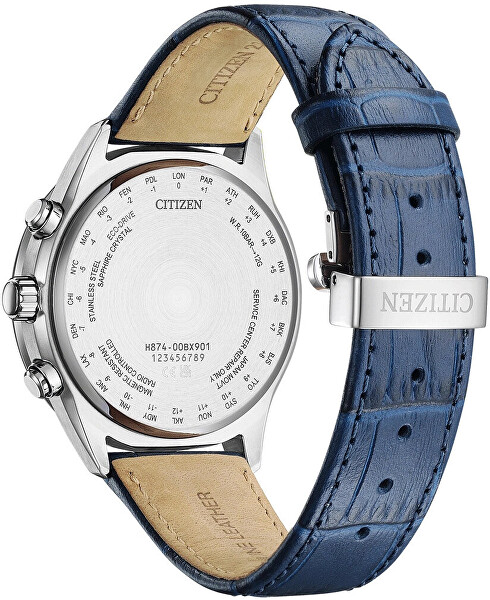 Sports Eco-Drive Radio Controlled Moonphase BY1030-09A