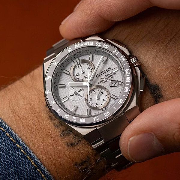 Sports Eco-Drive Radio Controlled Super Titanium AT8391-52H