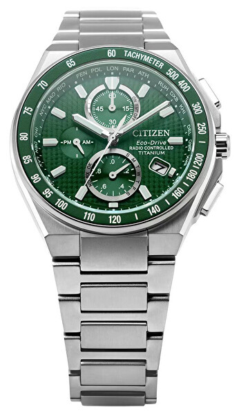 Sports Eco-Drive Radio Controlled Super Titanium AT8398-53X