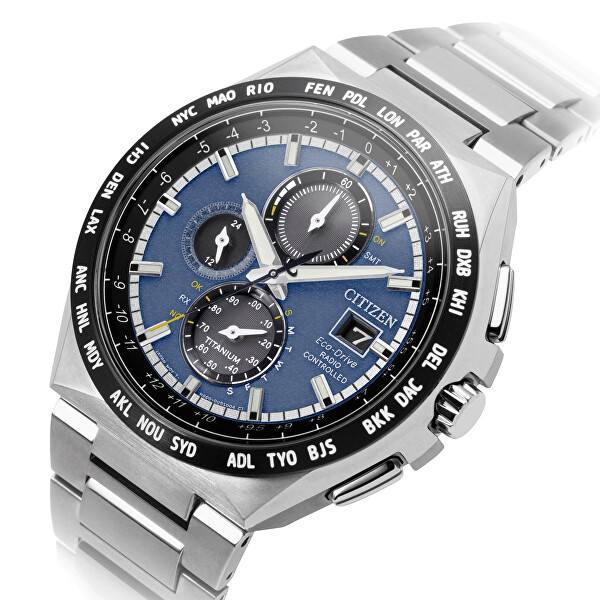 Super Titanium Radio Controlled Eco-Drive AT8238-84L