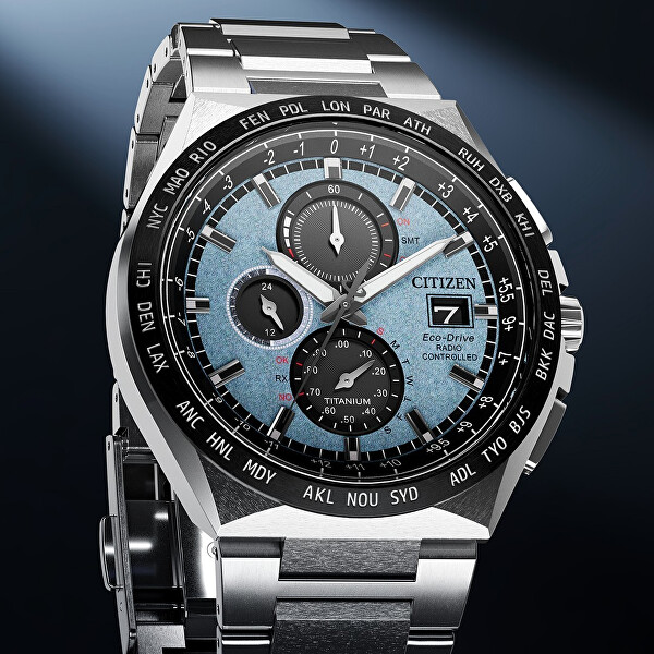 Super Titanium Radio Controlled Eco-Drive AT8238-84M