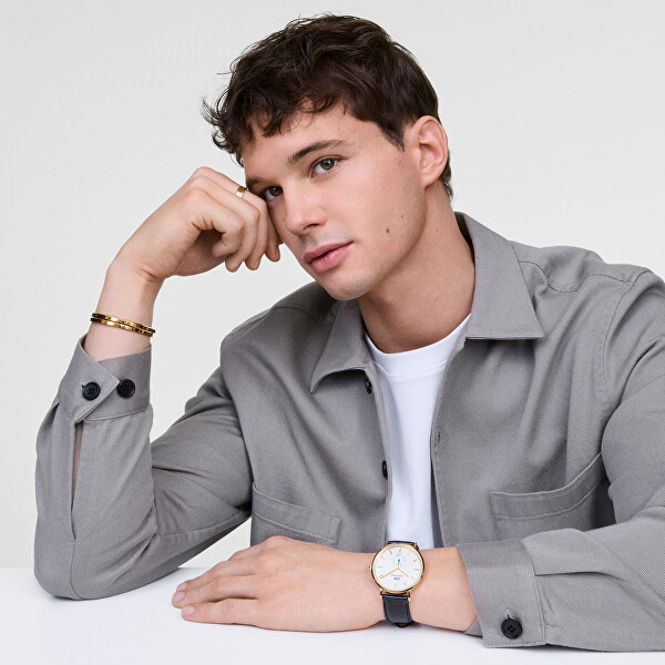 Classic 40 Multi-Eye Sheffield Off White Sunray Gold DW00100868