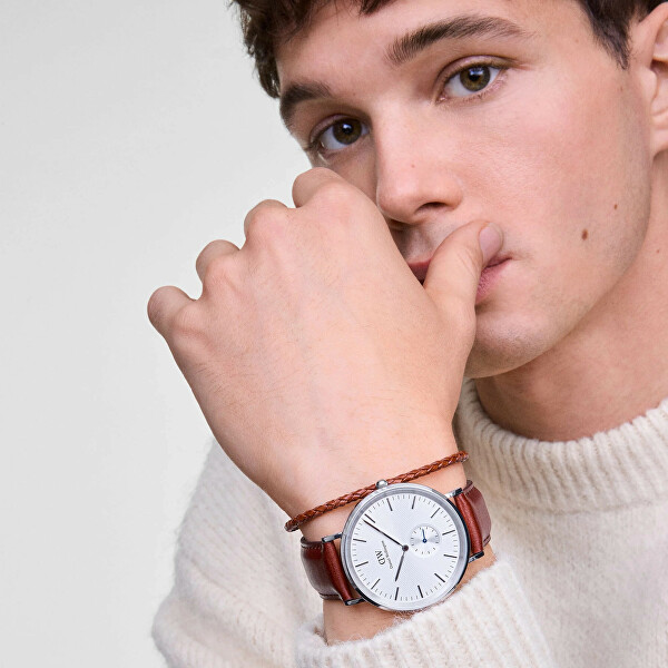 Classic 40 Multi-Eye St Mawes Off-White Sunray Silver DW00100867