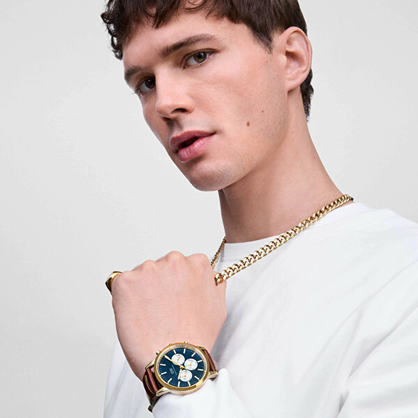 Iconic 42 Chronograph St Mawes Arctic Panda Gold DW00100875