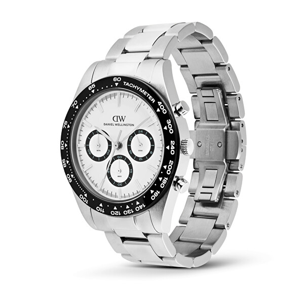 Iconic Tachymeter 42 3-Link White Black S DW00100948