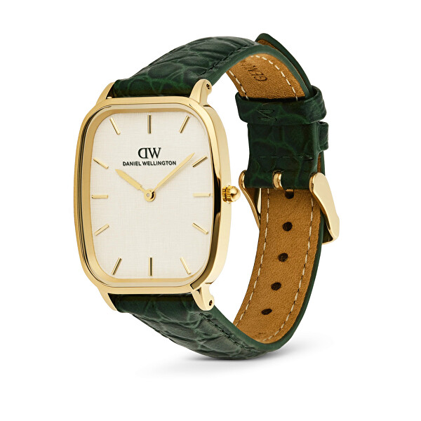 Marlon 32x36.30 Green Croc Belly Linen Off-White DW00100954