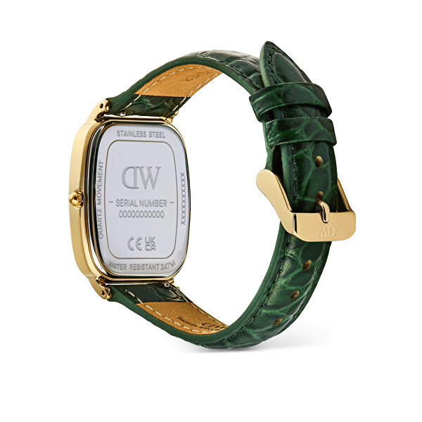 Marlon 32x36.30 Green Croc Belly Linen Off-White DW00100954