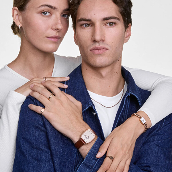 Marlon St Mawes Linen Rose Gold DW00100816