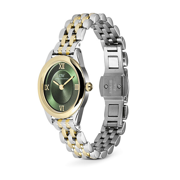 Ophelia Mini 25,5x22 Beans Link Two-Tone Emerald G S DW00101017