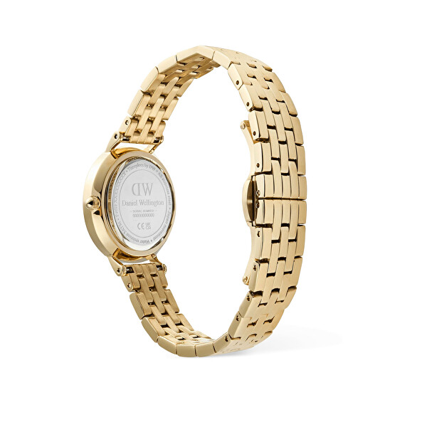 Petite 28 Roman Numerals Date 5-Link White Gold DW00100857