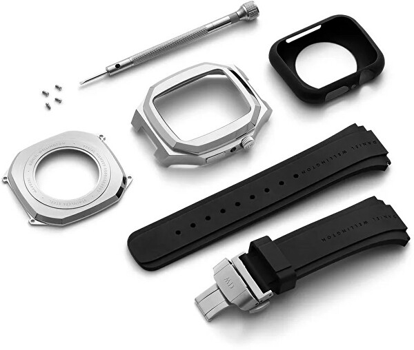 Switch 44 Silver - Tok szíjjal az Apple Watch 44 mm-es DW01200006-hoz