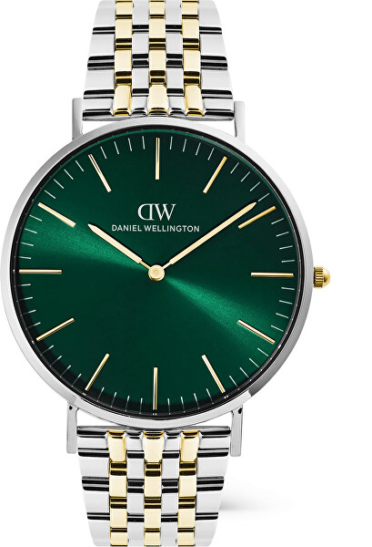 Classic 40 7-Link Emerald Two Tone G S DW00101009