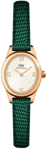 Ophelia Mini 22x25,5 Green Lizard White Guilloché RG DW00100895