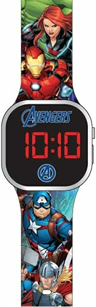 LED-Uhr Kinderuhr Avengers AVG4706